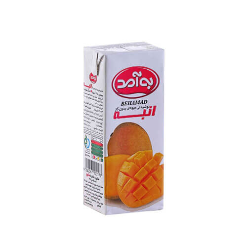 آبمیوه تتراپک 200cc به آمد با طعم انبه 36عددی